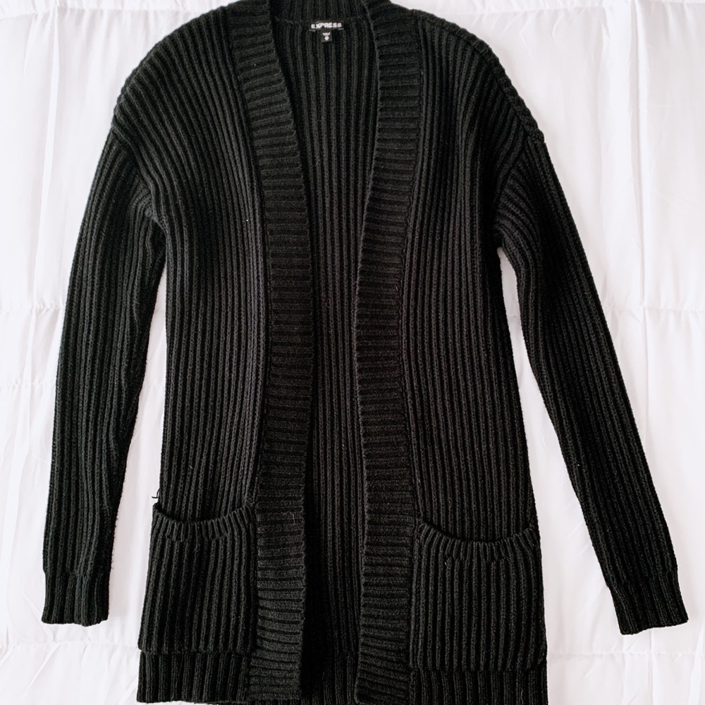 Express Black Cardigan